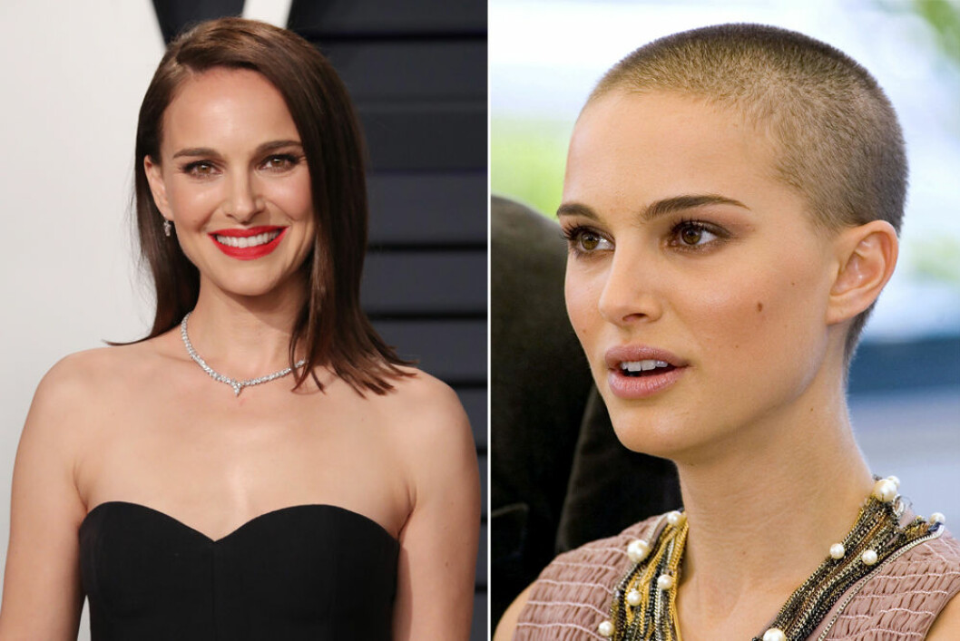 Natalie Portman är lika vacker med som utan hår. Natalie Portman har rakat av sig håret
