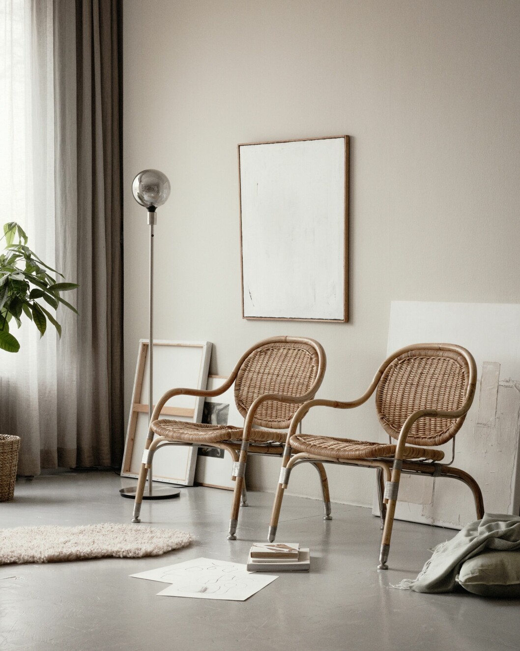 <em>Nätön,</em> från Ikeas PS-kollektion från början av 00-talet, går för cirka 15 000 kronor på andrahandsmarknaden idag. Nätön i rotting från Ikea PS-kollektionen från 2002