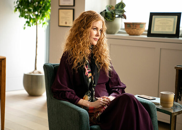 Grace tvingas ifrågasätta hela sin tillvaro när livet ställs på sin spets. Foto: HBO Nordic.