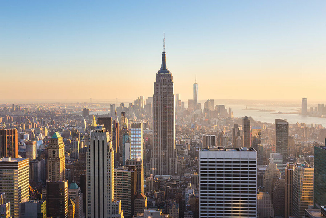 New York city skyline