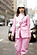 NYFW Streetstyle, rosa suit.