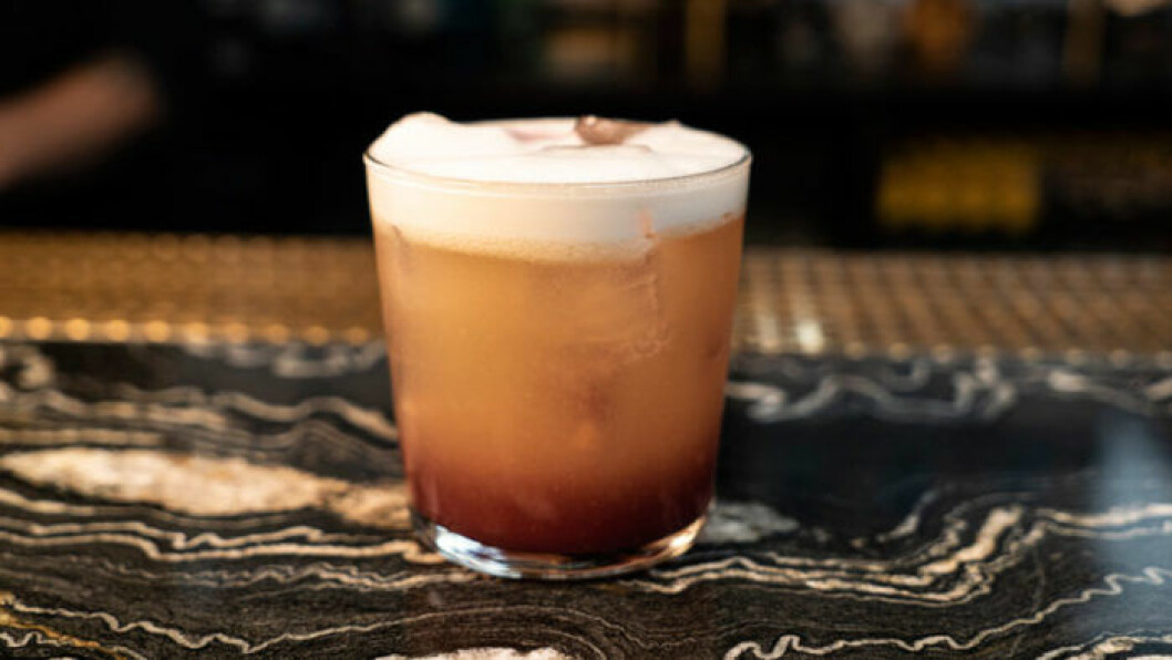 New York Christmas Sour med glögg i botten. 
