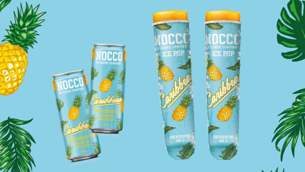 NOCCO lanserar sockerfri isglass. NOCCO lanserar sockerfri isglass.