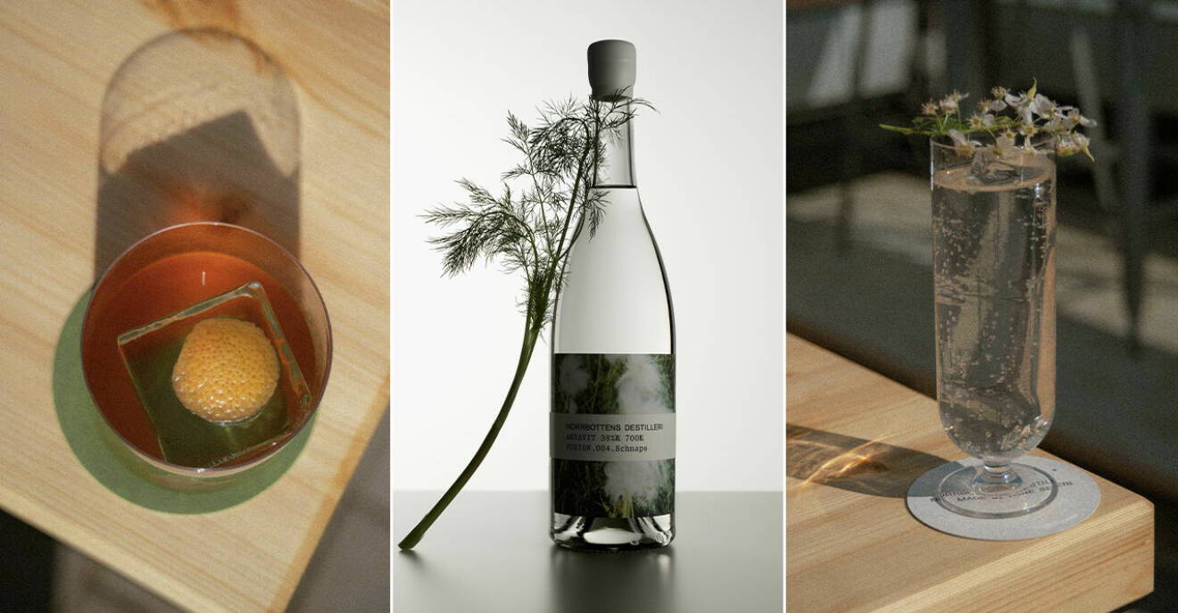 Tre cocktails med Norrbottens Destilleris nya akvavit