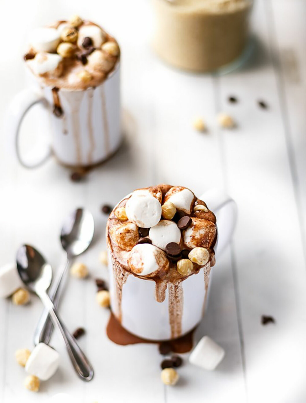 Via: <a href="http://cafedelites.com/2014/11/08/nutella-hot-chocolate/">Cafedelites</a> nutell varm choklad
