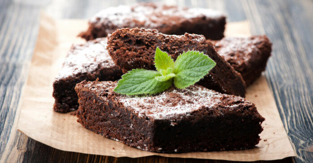 Brownies med Nutella. Foto: Shutterstock Brownies med Nutella.