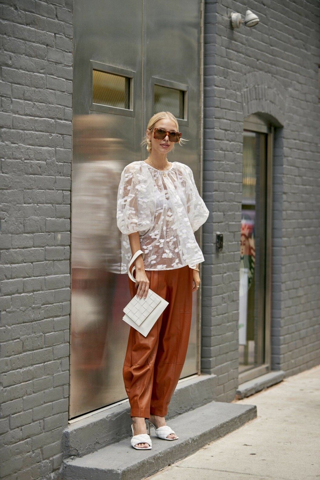 streetstyle från New York fashion week.