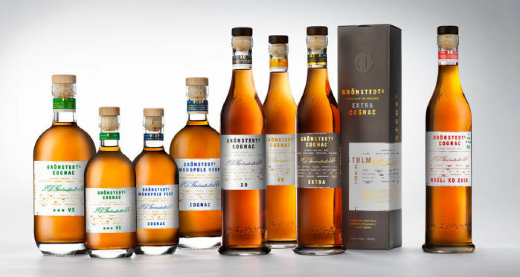 Grönstedts cognac. Grönstedts cognac.