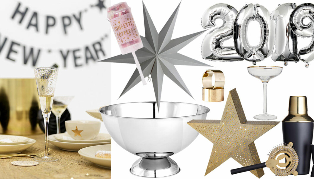 18 detaljer som sätter guldkant på nyårsfesten
