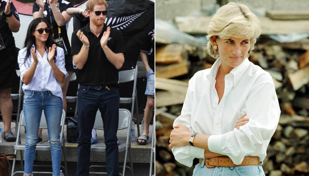 6 gånger Meghan Markle klätt sig exakt som prinsessan Diana