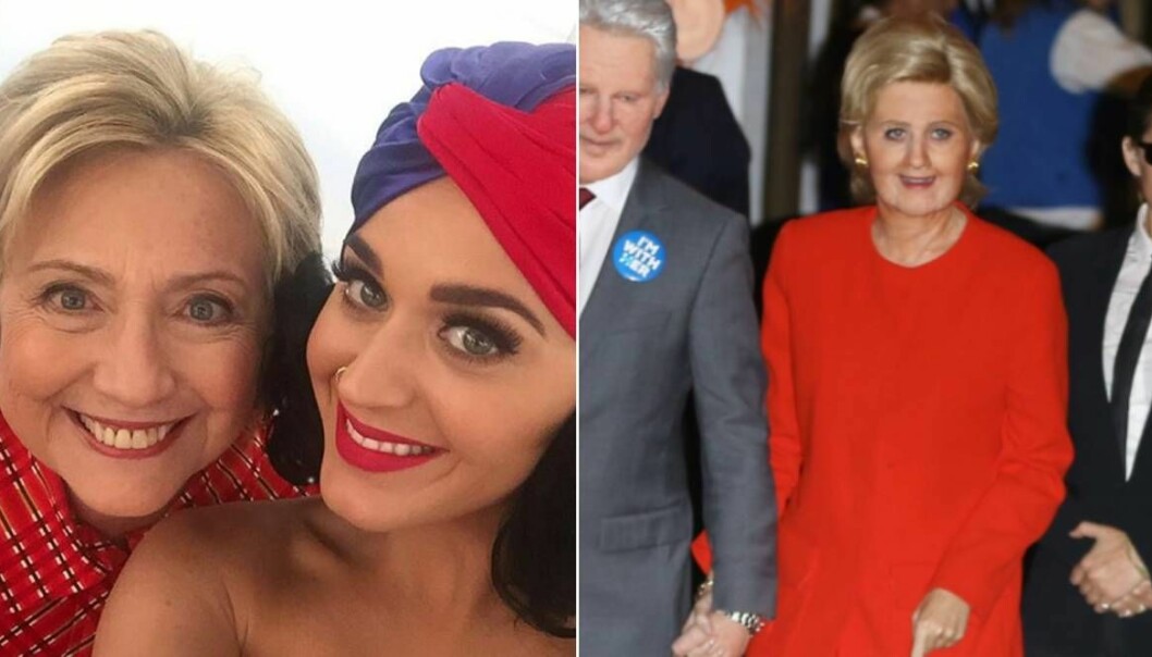 Katy Perry som Hillary Clinton