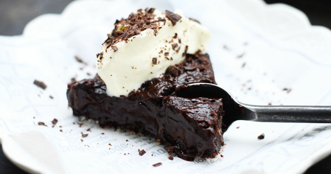 Nyttig kladdkaka. Nyttig kladdkaka.