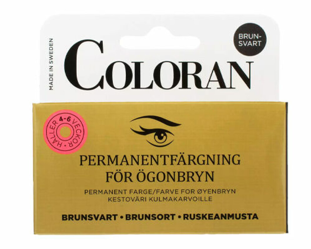 ögonbrynsfärg coloran bäst i test bästa brynfärg