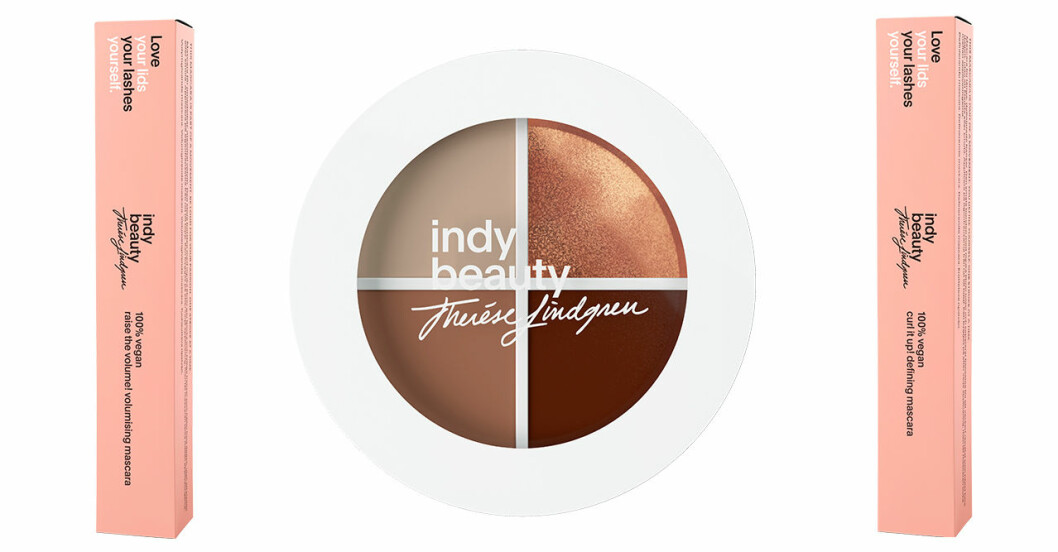 Ögonmakeup från Therese lindgrens skönhetsmärke Indy Beauty