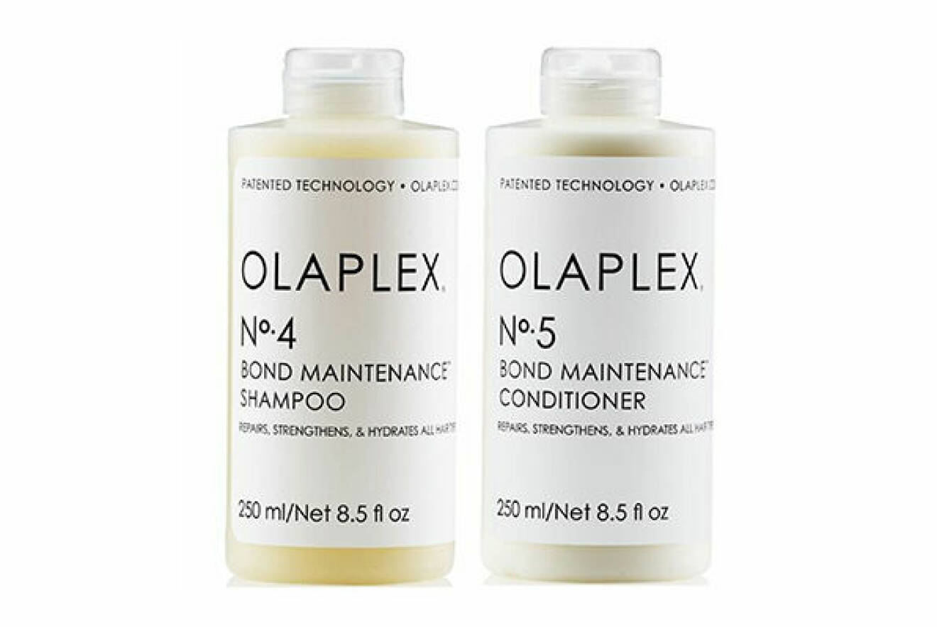 olaplex schampo och balsam bäst i test återfuktande schampo skadat hår