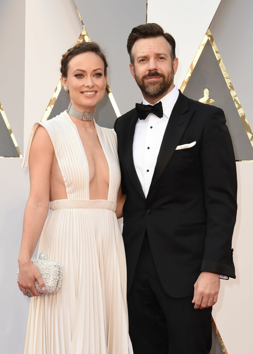 Olivia Wilde och Jason Sudeikis på Oscarsgalan 2016