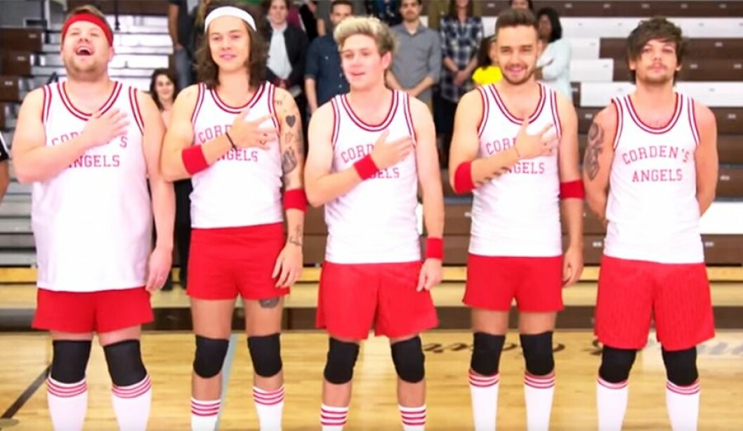 one direction playing dodgeball