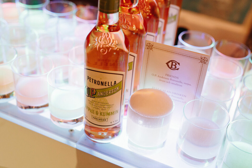 Cocktails med O.P. Anderson Petronella.