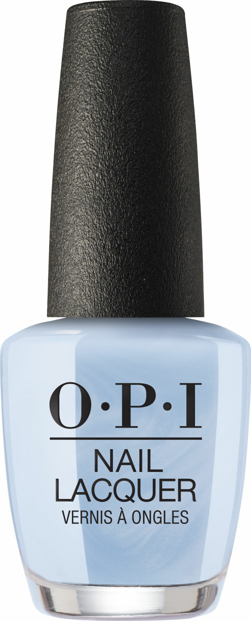 Babysteps med babyblått nagellack i färgen Did you see those mussels från OPI.