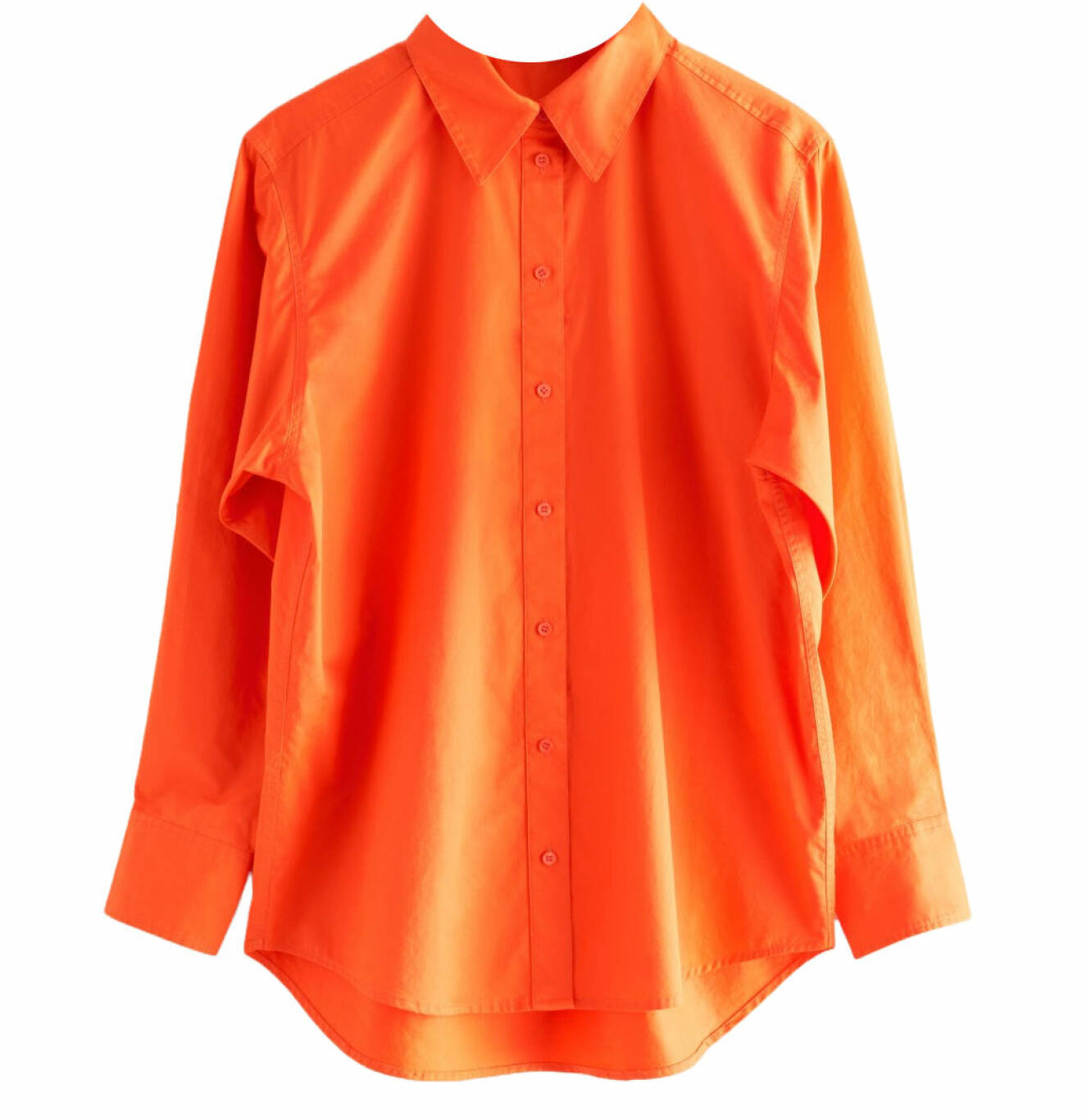 orange skjorta dam