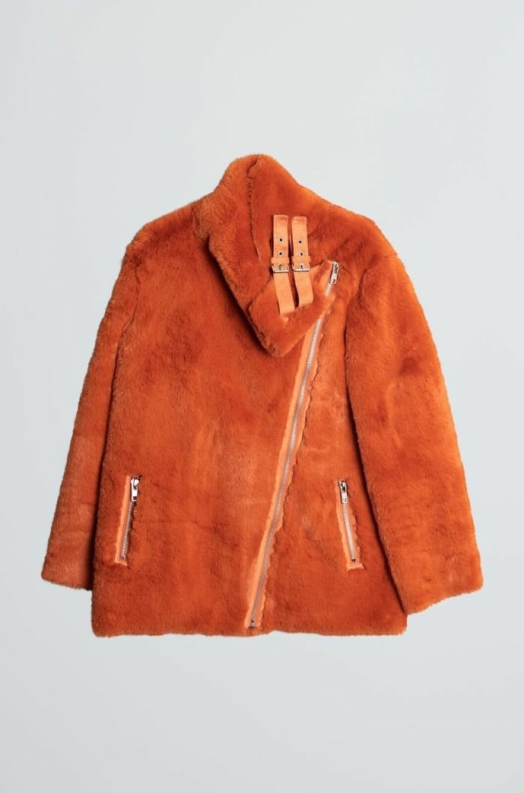 Orange fuskpäls
