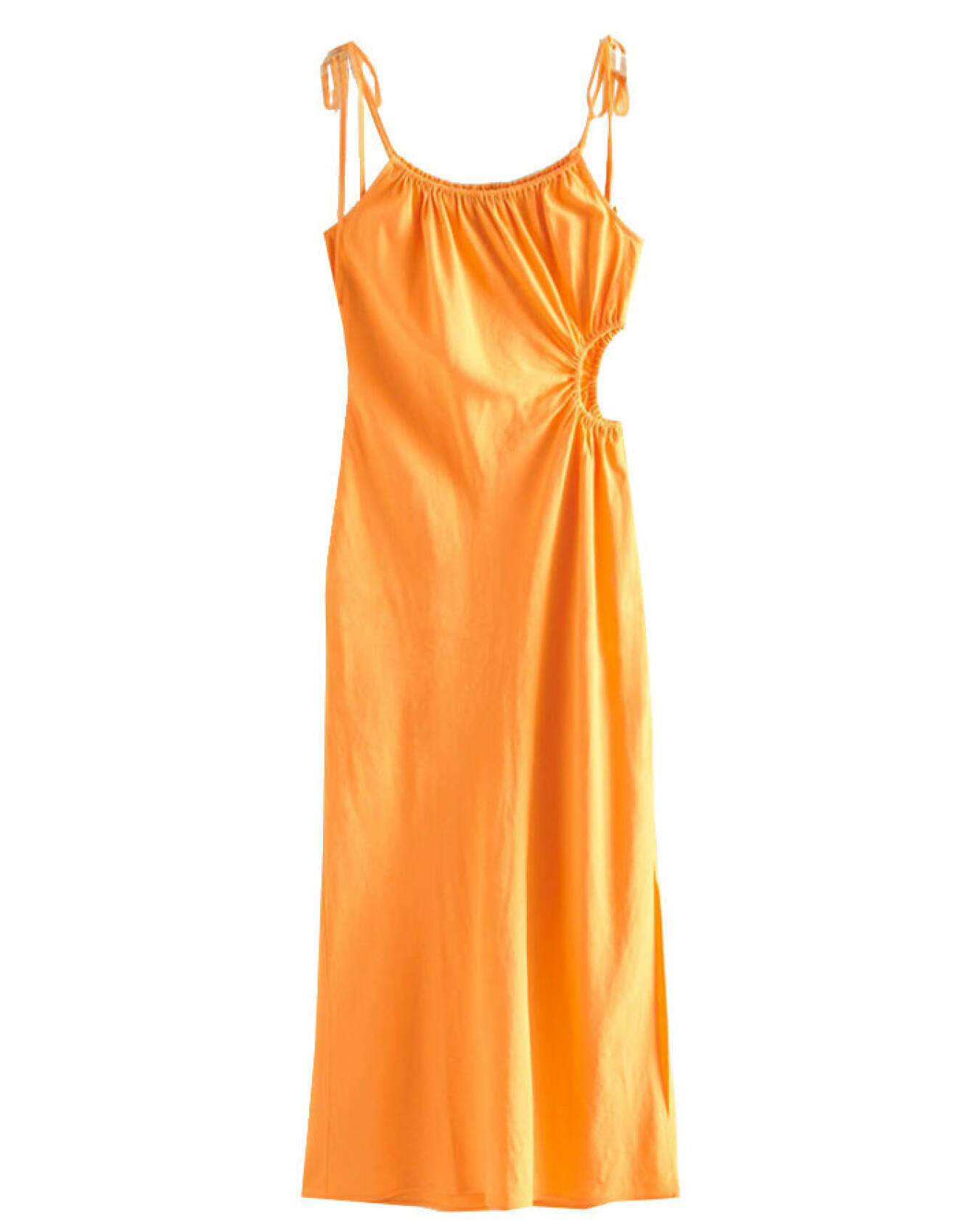 Orange klänning med cutout, &amp; Other Stories