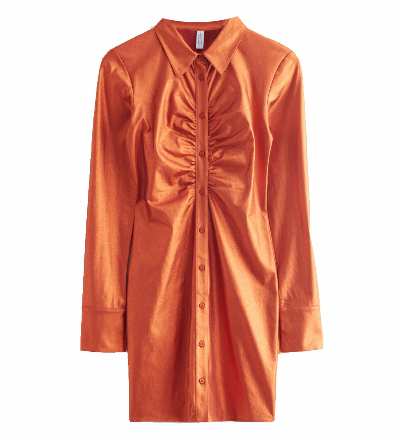 orange mode kläder färgtrend dam 2022: klänning