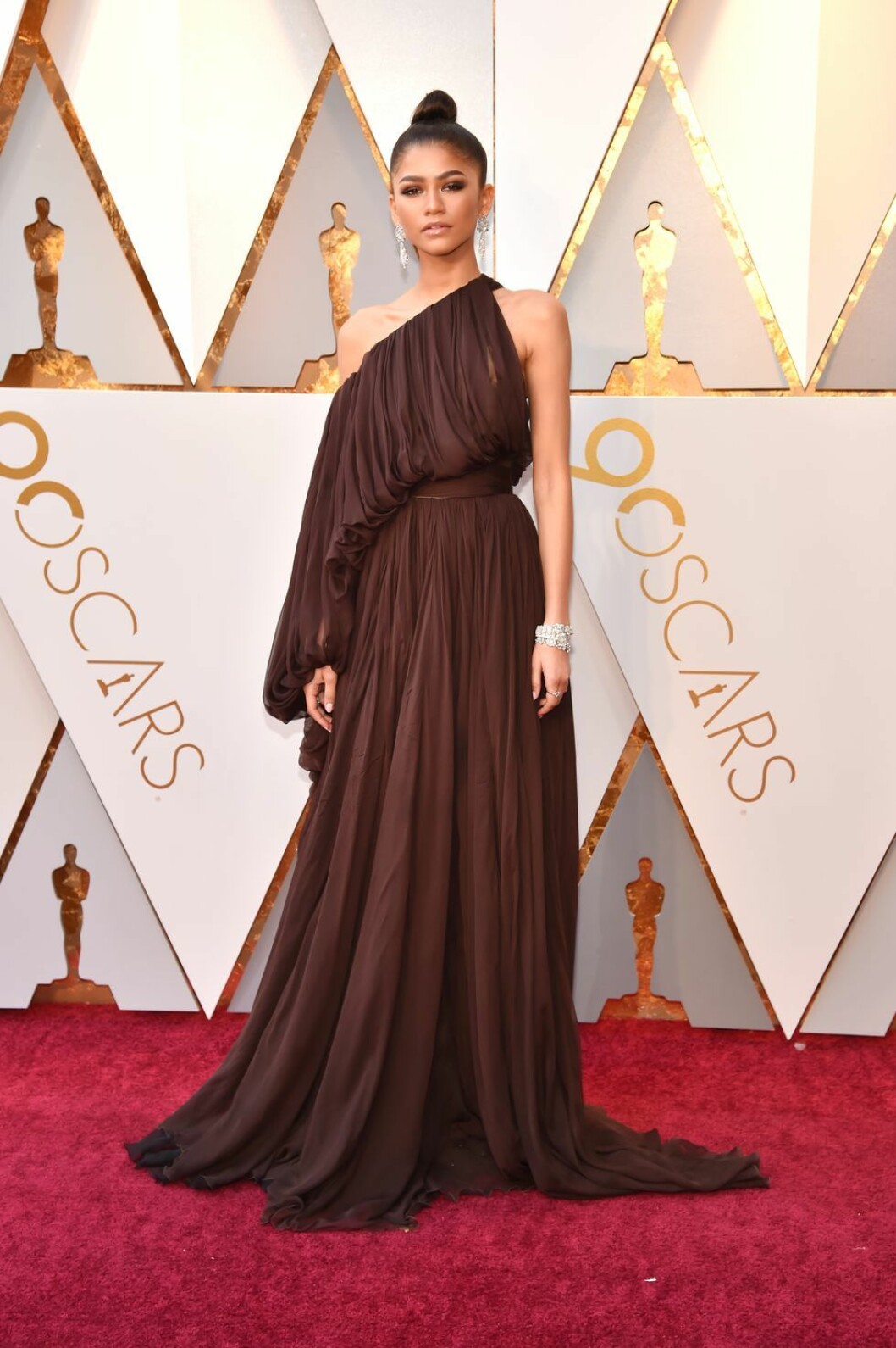 Zendaya i Giambattista-Valli på Oscarsgalan 2018