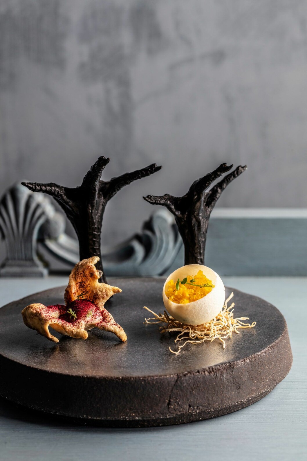 Rest erbjuder gourmetmat av ingredienser som andra skulle kasta bort. Foto: Stian Broch. Restaurang Rest i Oslo