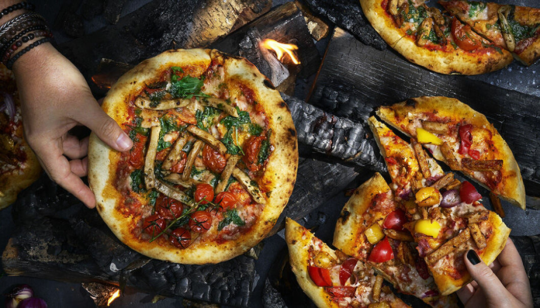 Oumph lanserar fryst veganpizza.