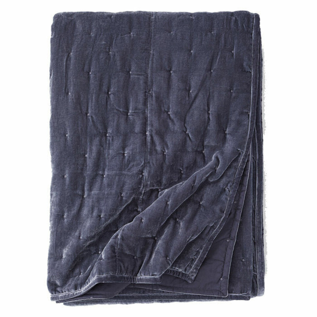 överkast i sammet från H&M Home