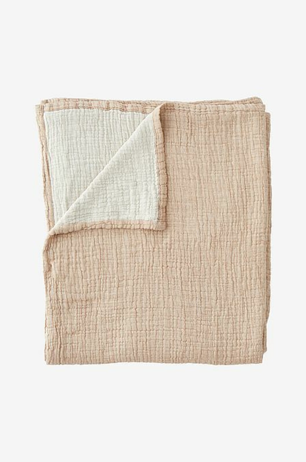 Beige överkast Ellos
