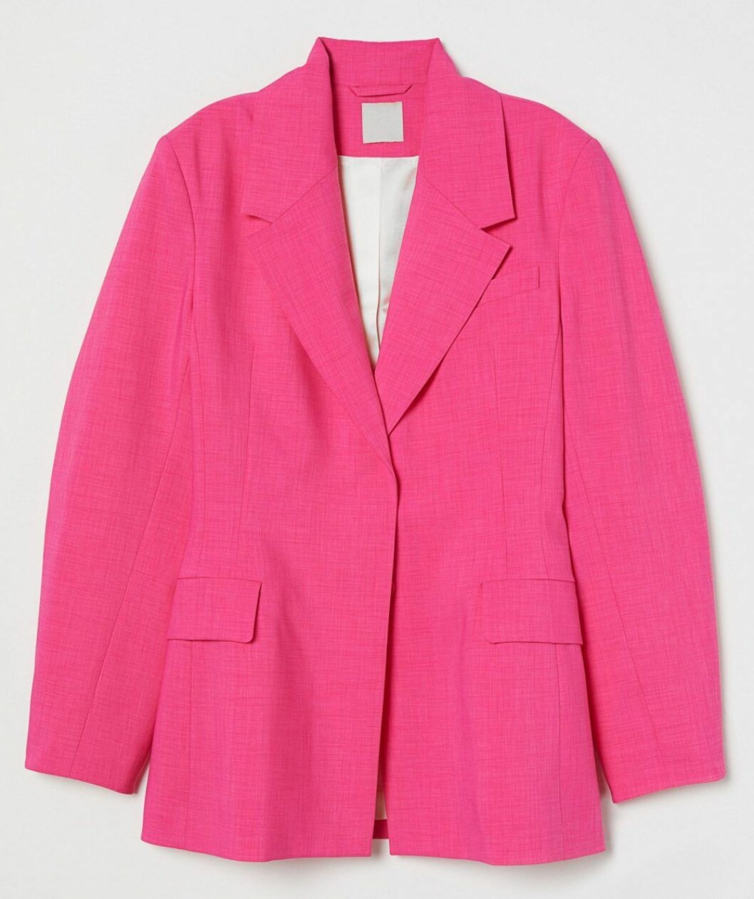 Oversized kavaj från H&M i färgstark rosa