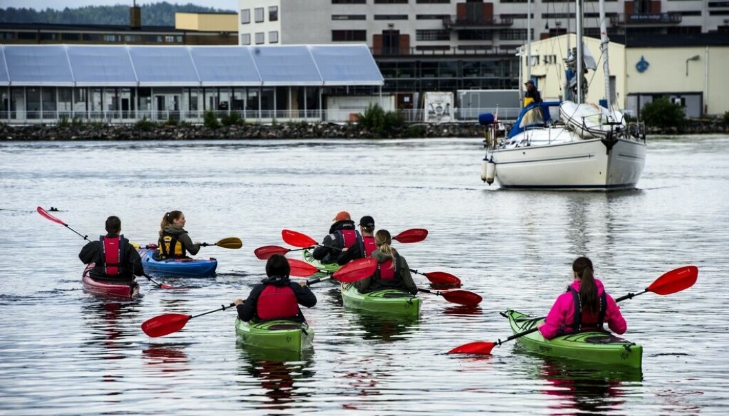 Kajakpaddling i Göteborg