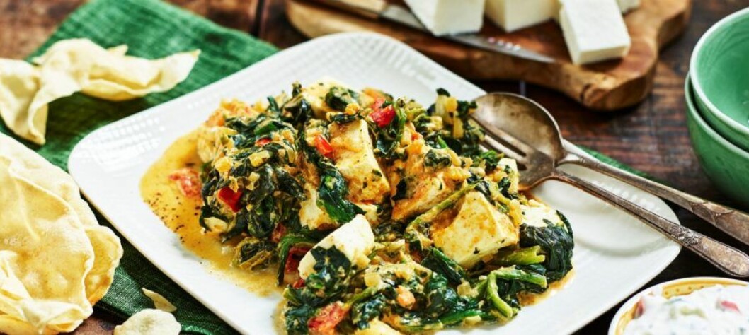 Palak paneer. Palak paneer.