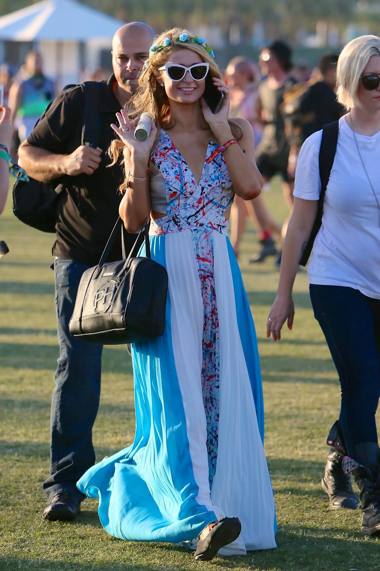 Paris Hilton på Coachella 2015.
