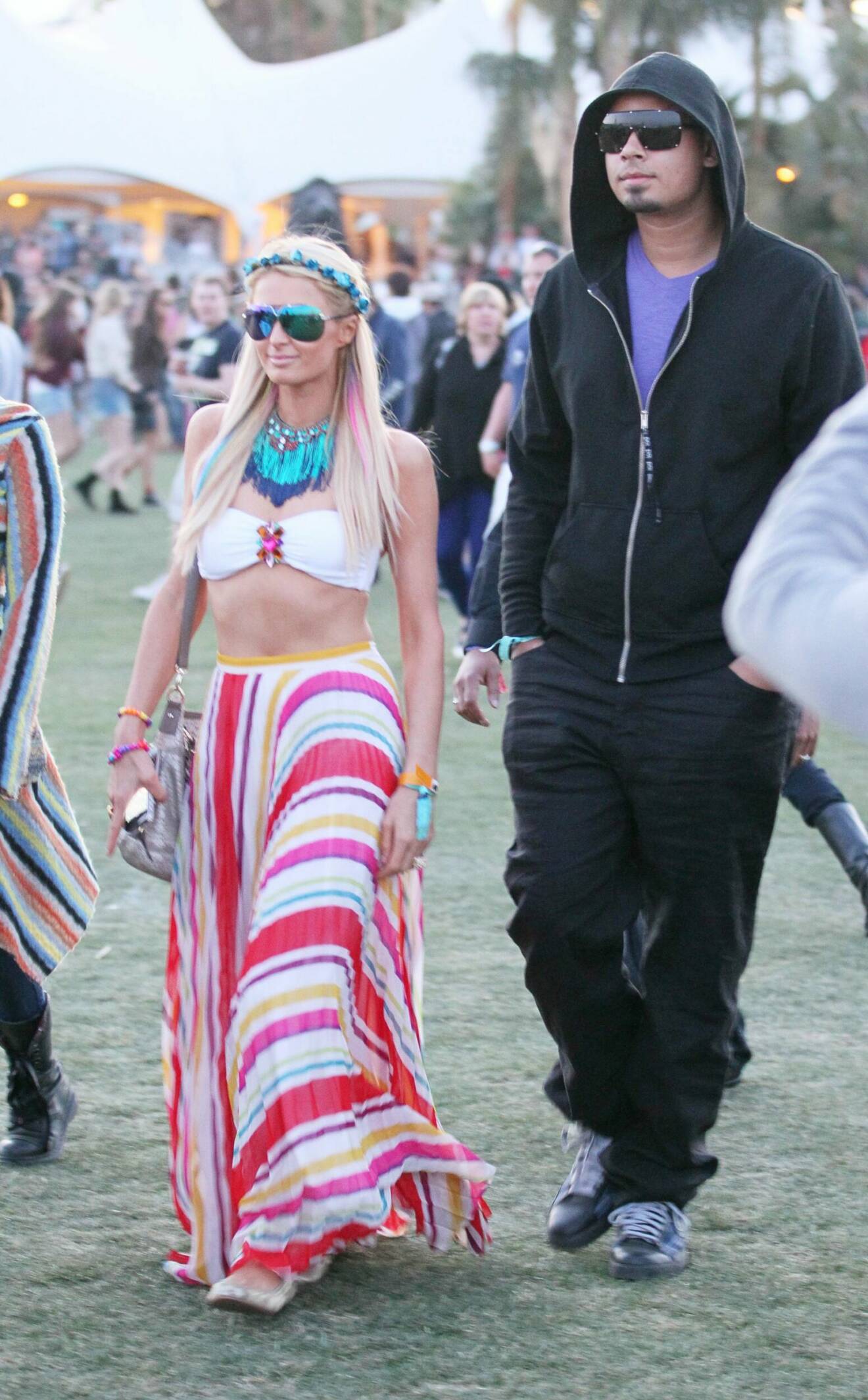 Paris Hilton på Coachella 2012.