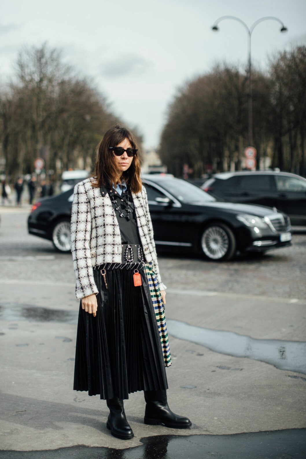 Kappa med rutor från Paris Fashion Week.