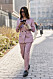 Streetstyle Paris FW rosa kostym.