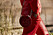 Streetstyle Paris FW, detalj på röd väska från Chanel.