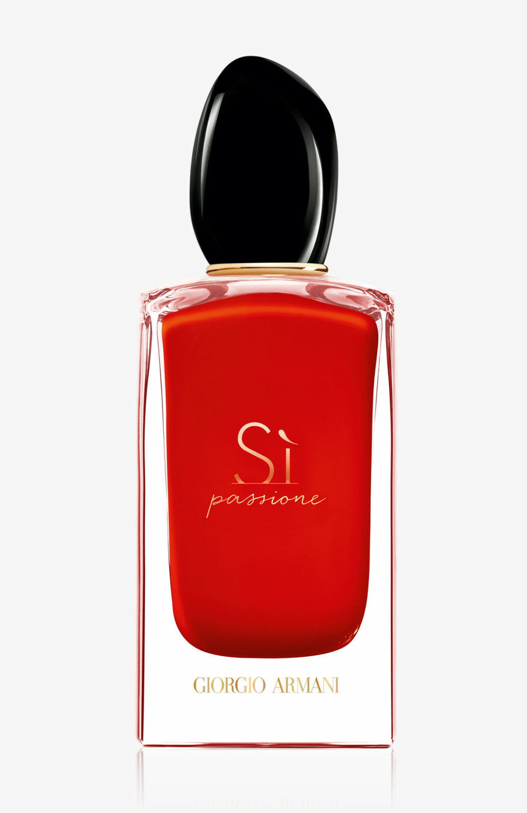 Eldröd passionerad ros. Armani Si.