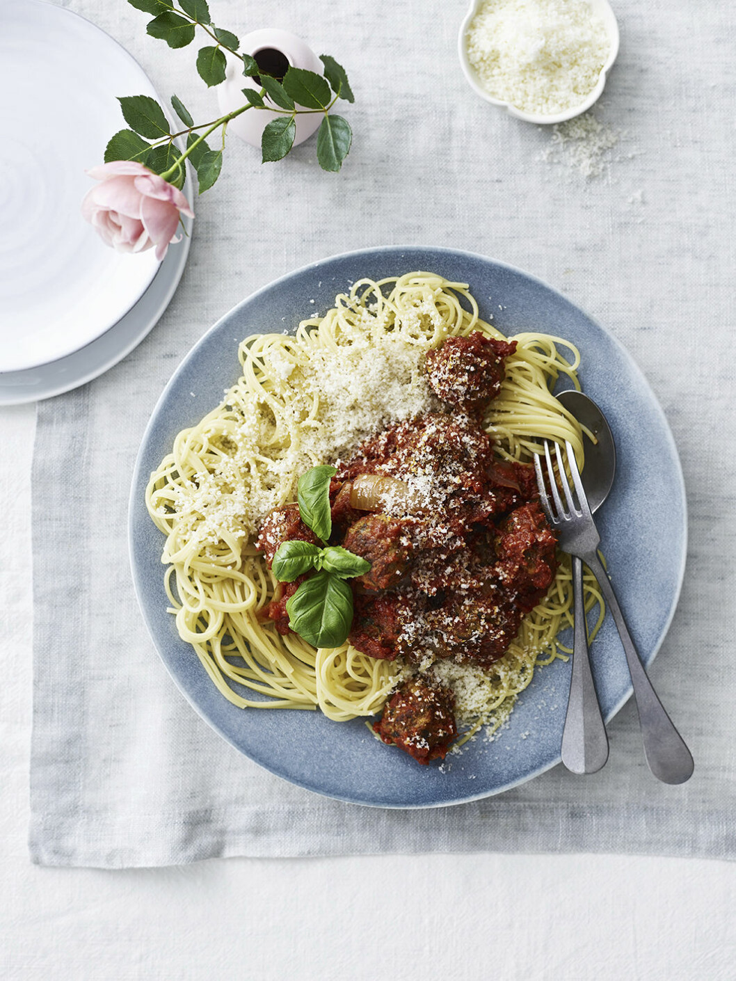 Pasta med vegobollar. Recept pasta med vegobollar.