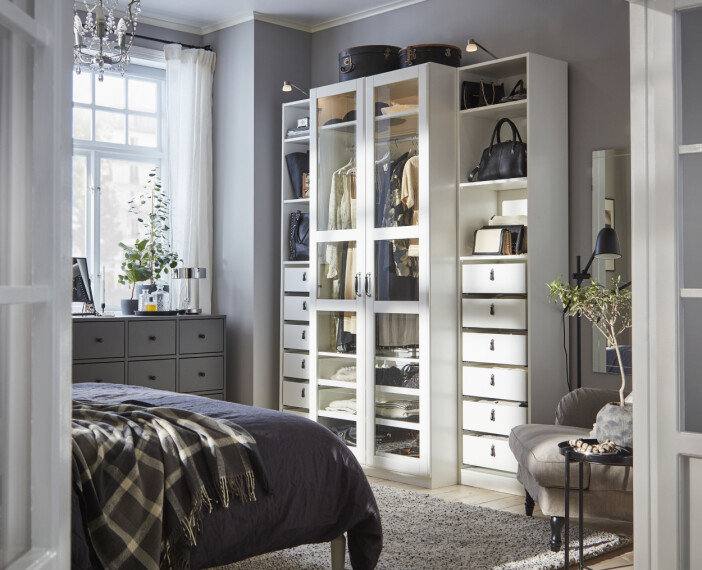 Nu kan du värdera och sälja dina gamla Ikea-möbler tillbaka till möbeljätten. Foto: Ikea Pax garderob från Ikea