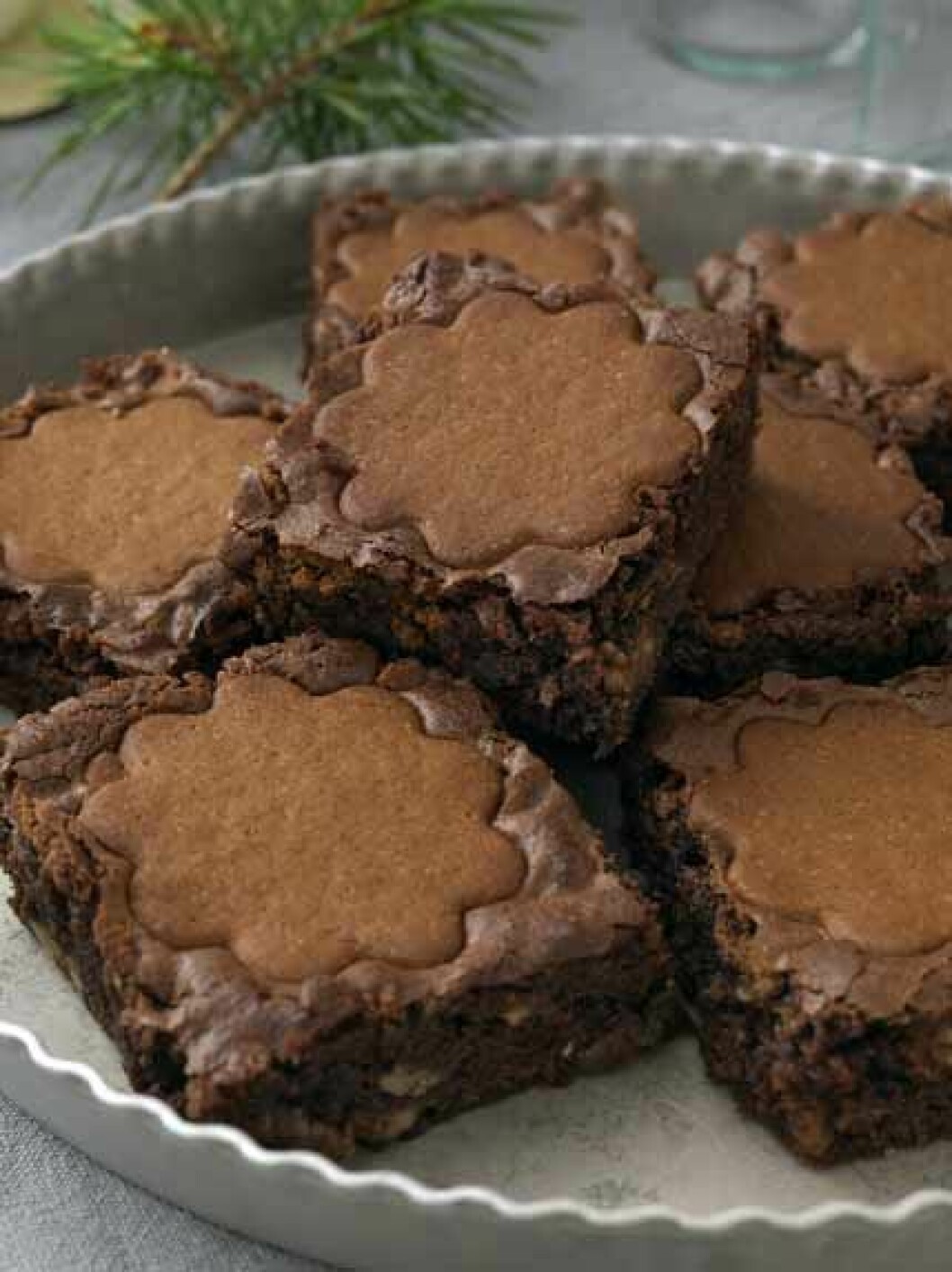 Pepparkaksbrownie. Pepparkaksbrownie.