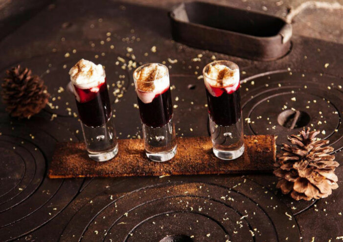 Recept på hot shots med glögg