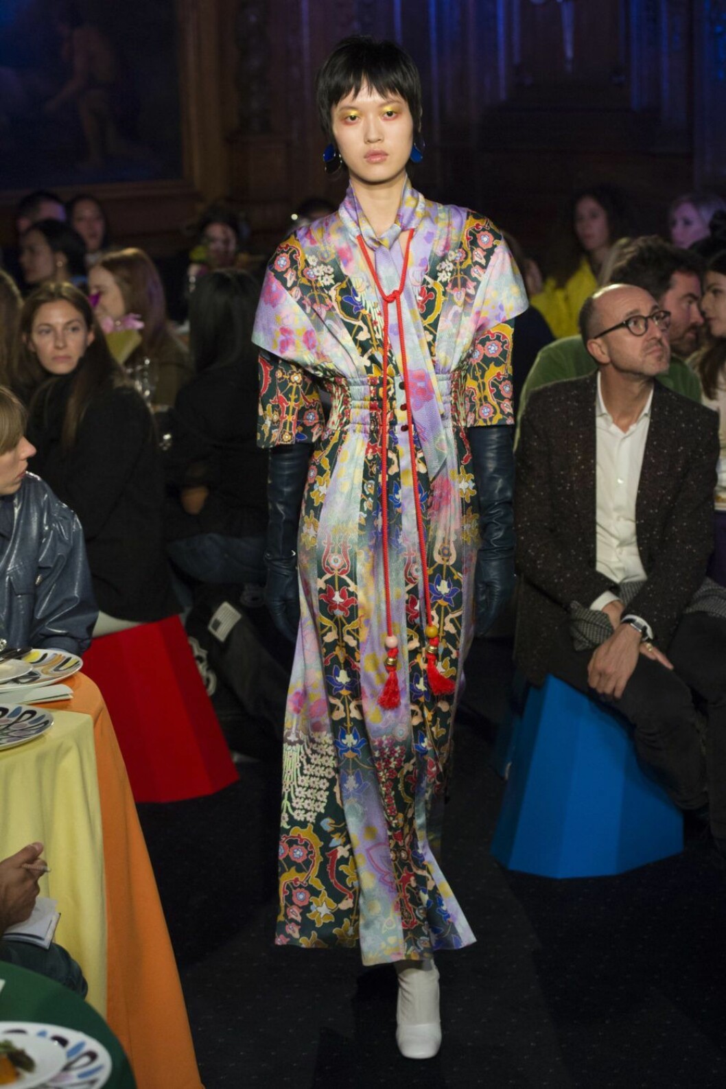Mönstrad klänning från Peter Pilotto.
