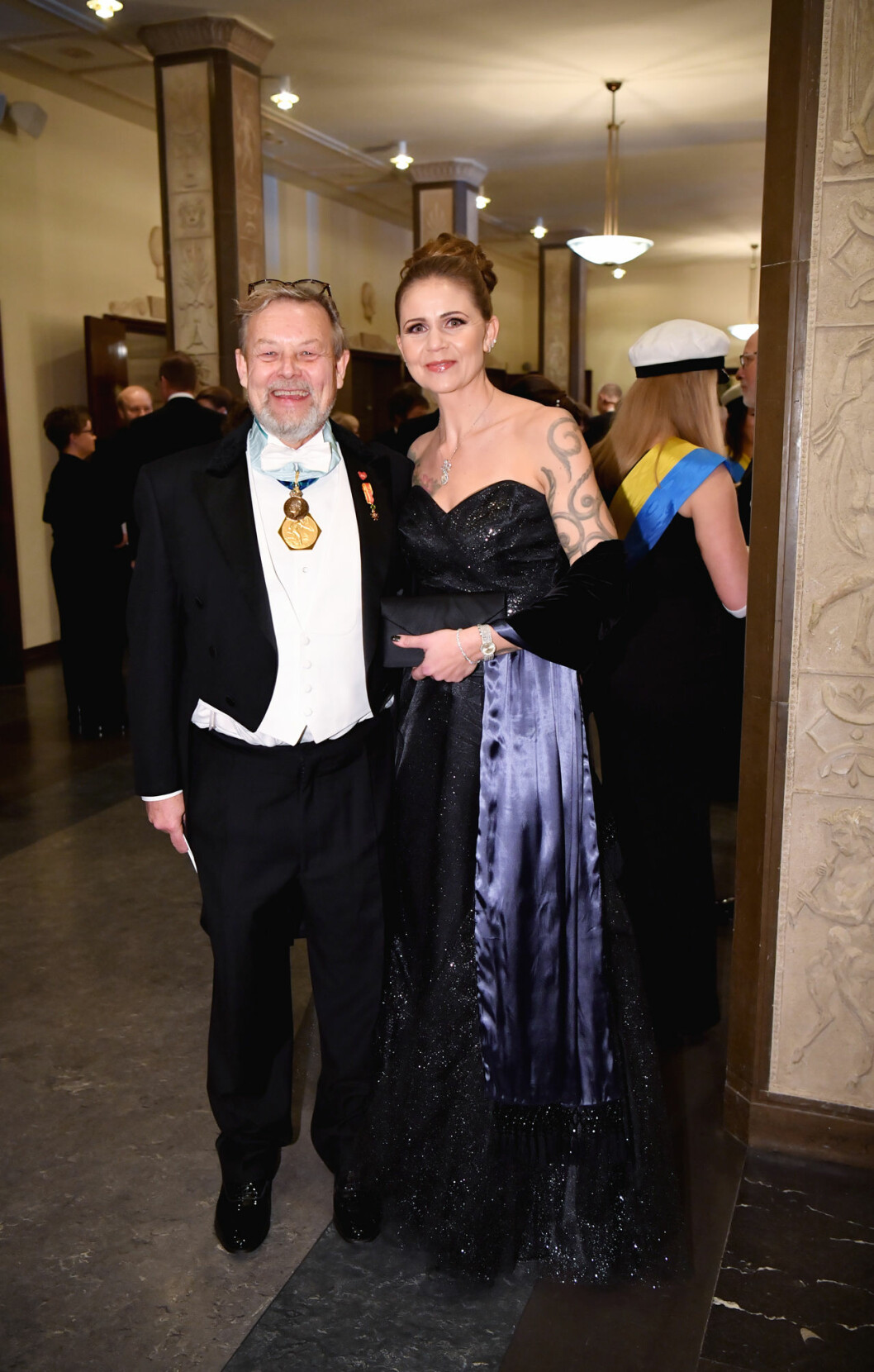 Peter "Poker" Wallenberg med fru Klara Wallenberg på Nobel 2019