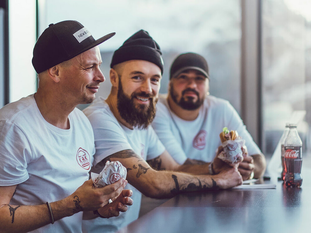 Petter, Oskar Jakobsson och Dimman Anastasopoulos.