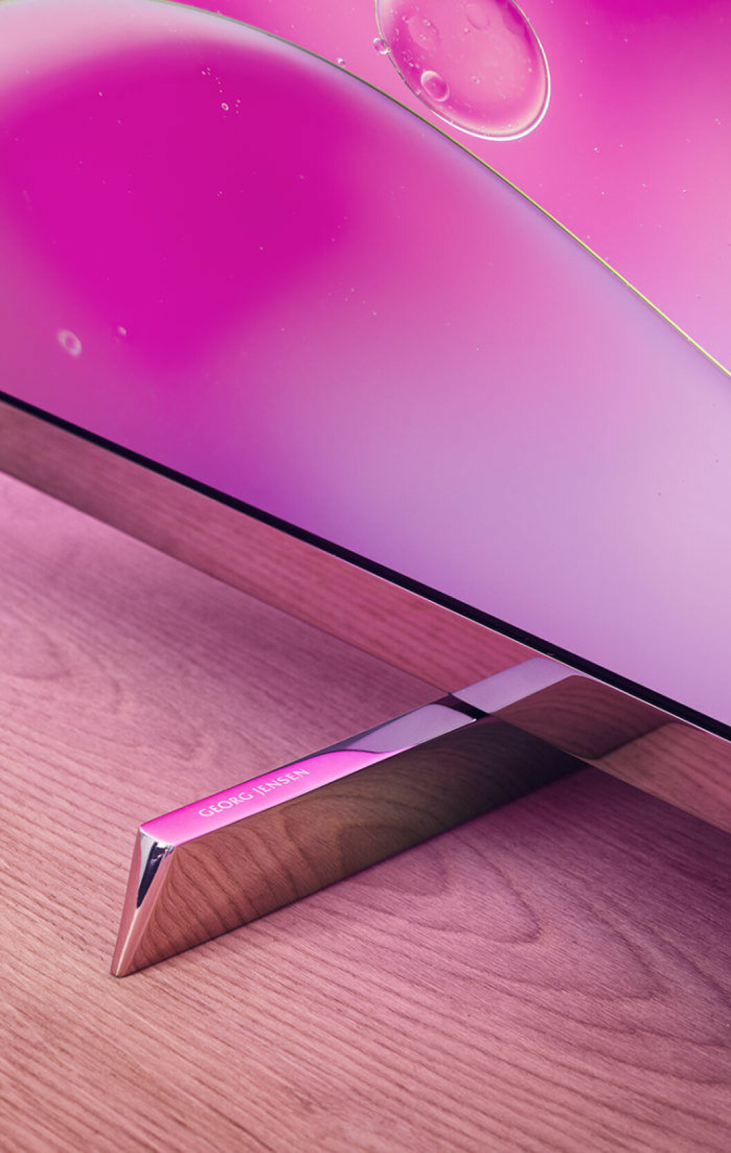 Detalj på stativet, Philips x Georg Jensen.