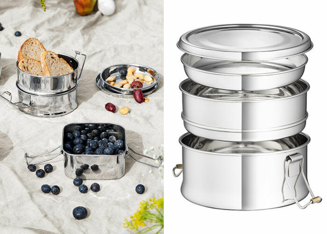 Rostfri matlåda från Granit - perfekt för picknick